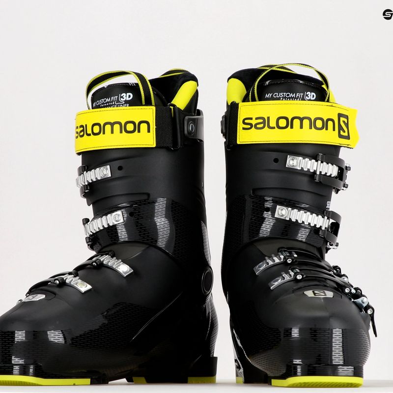 Scarponi da sci da uomo Salomon Select HV 120 nero/belluga/verde acido 16