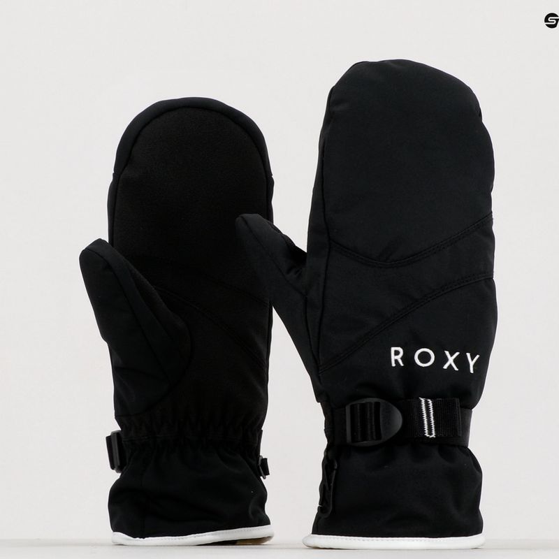 Guanti da snowboard da donna ROXY Jetty Solid Mitt nero 8