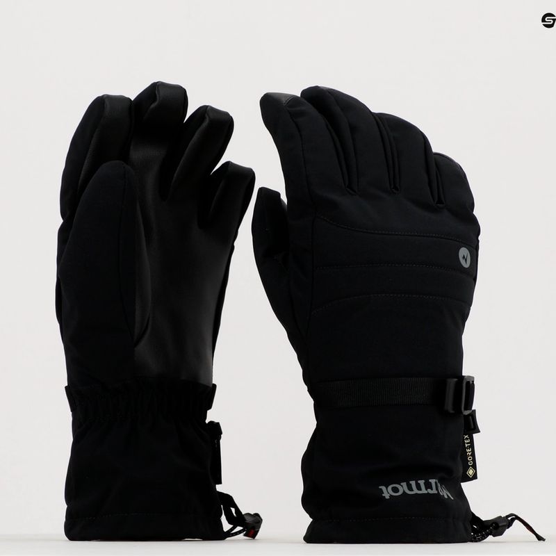 Guanto da sci da donna Marmot Snoasis Gore Tex nero 7