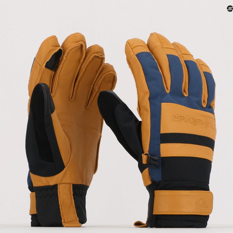 Guanti da snowboard Quiksilver Squad buckthorn marrone 7