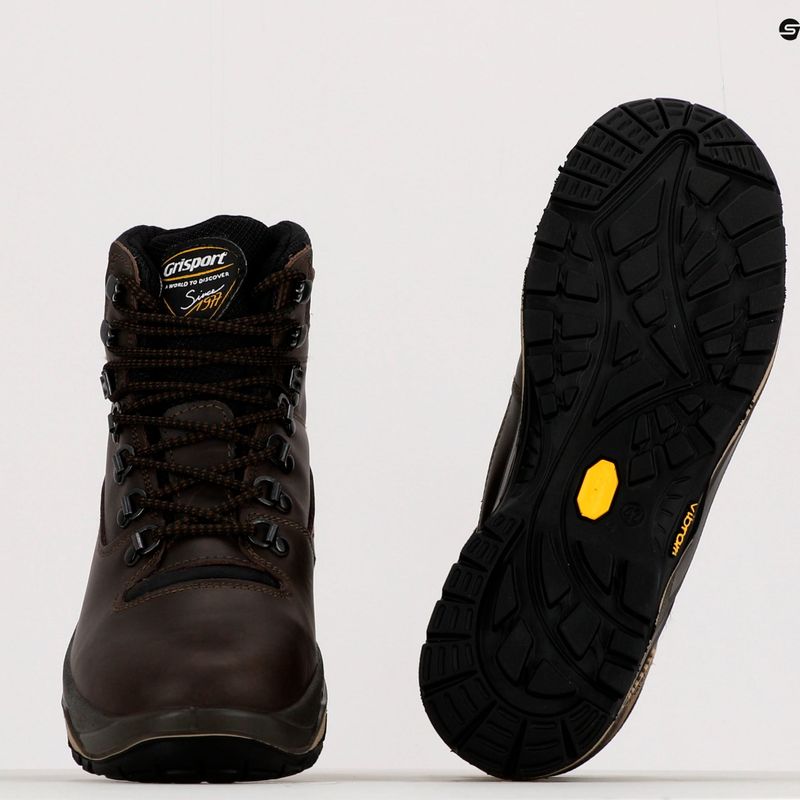 Scarponi da trekking Grisport da uomo 11205D15G marrone scuro 12