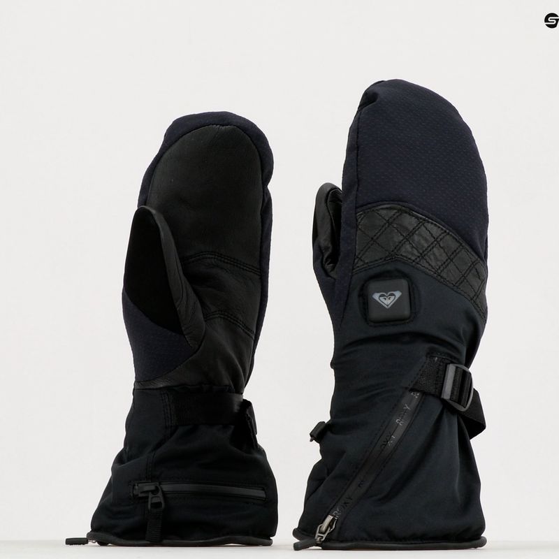 Guanti da snowboard da donna ROXY Sierra Warmlink nero 7