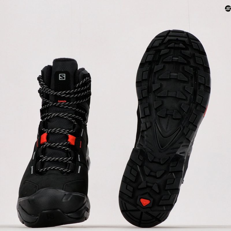 Salomon Quest Winter TS CSWP nero/goji berry/monument scarpe da trekking 18