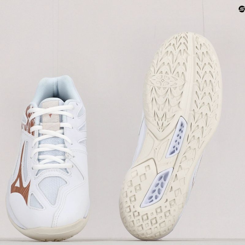 Scarpe da pallavolo donna Mizuno Thunder Blade 3 bianco V1GC217036 13