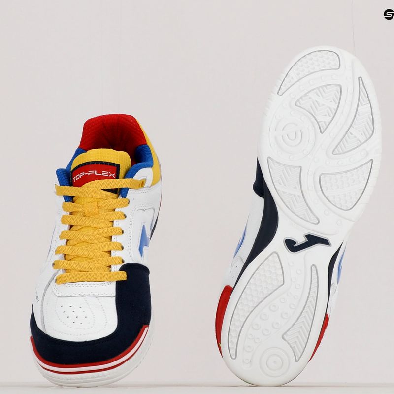 Scarpe da calcio da uomo Joma Top Flex IN bianco/rosso 18