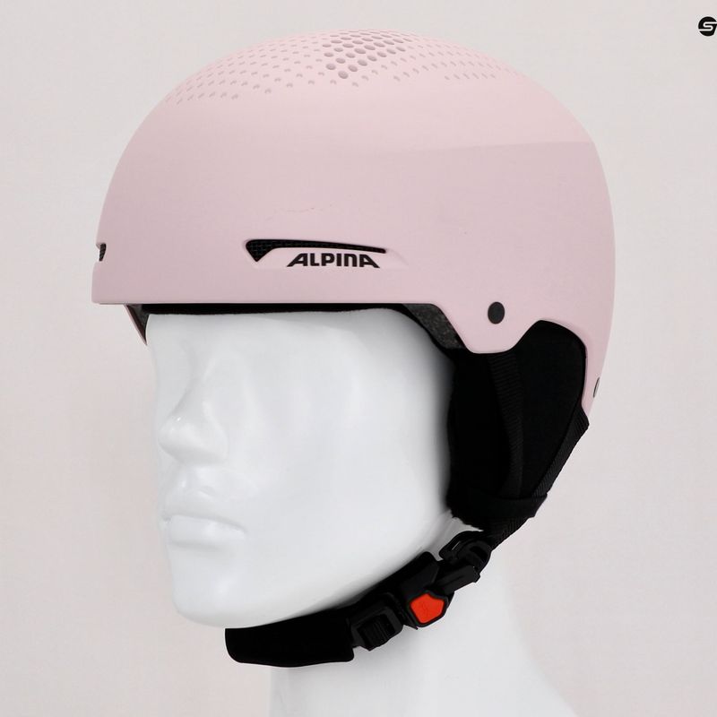 Casco da sci Alpina Arber rosa opaco 10