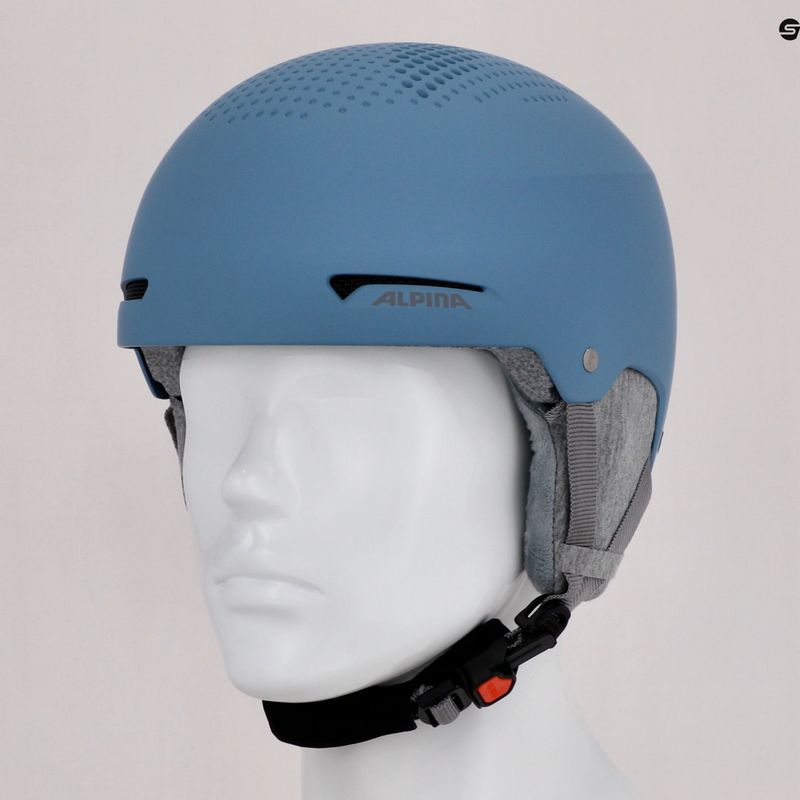 Casco da sci Alpina Arber azzurro opaco 12
