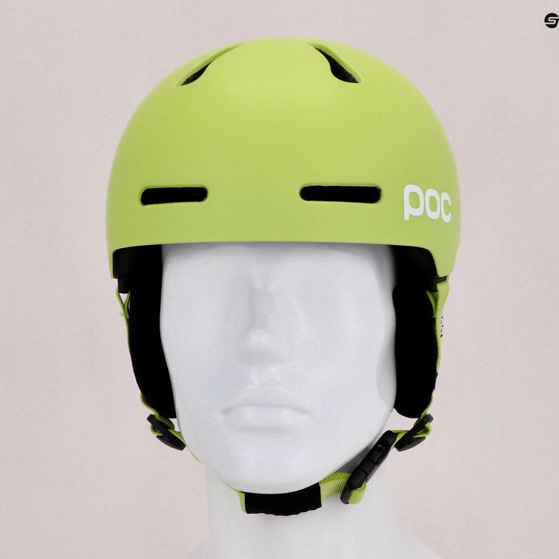 Casco da sci POC Fornix MIPS limone calcite opaco 11