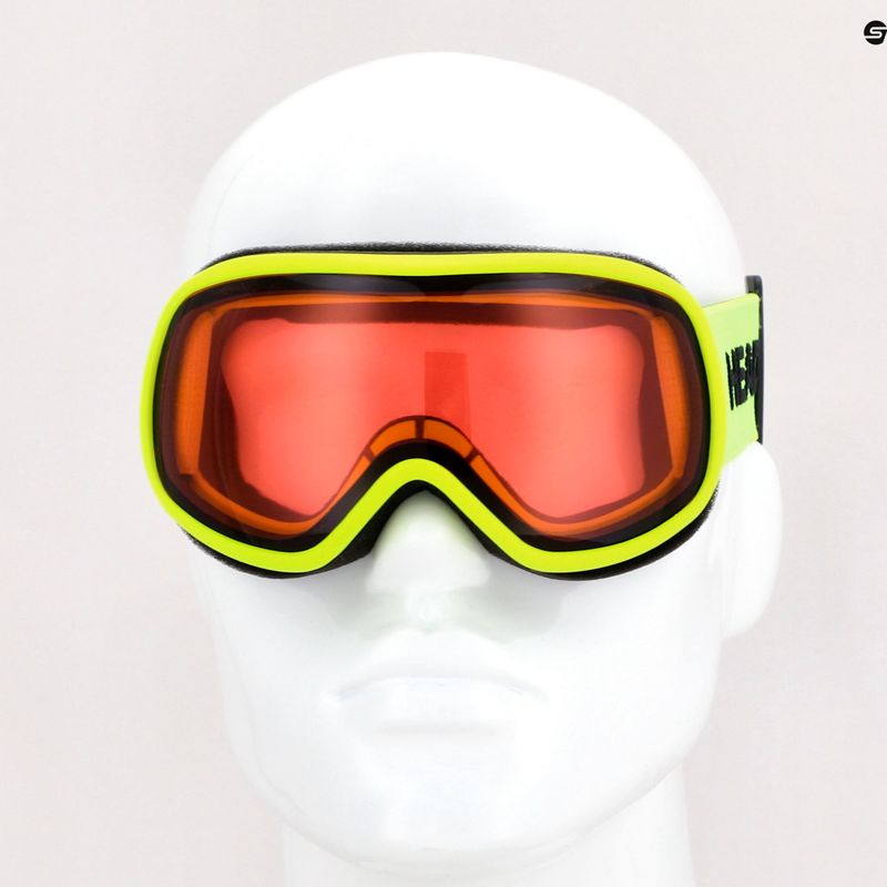 Occhiali da sci HEAD Ninja per bambini rosso/giallo 9