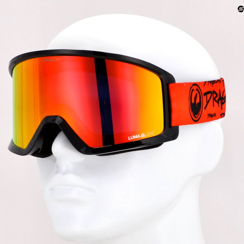 Occhiali da sci DRAGON DX3 OTG tag/lumalens red ion 12