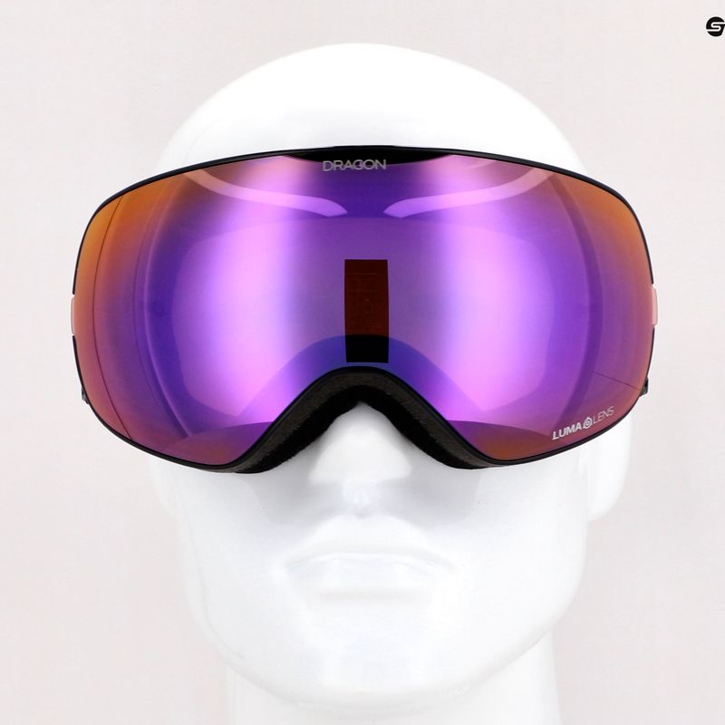Occhiali da sci DRAGON X2S split/lumalens viola ion/lumalens ambra 30786/7230003 12