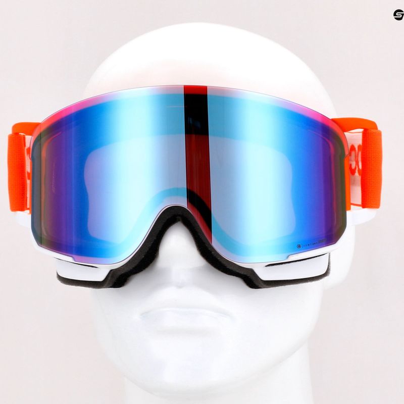 Occhiali da sci POC Nexal Clarity Comp arancione fluorescente/bianco idrogeno/blu spectris 13