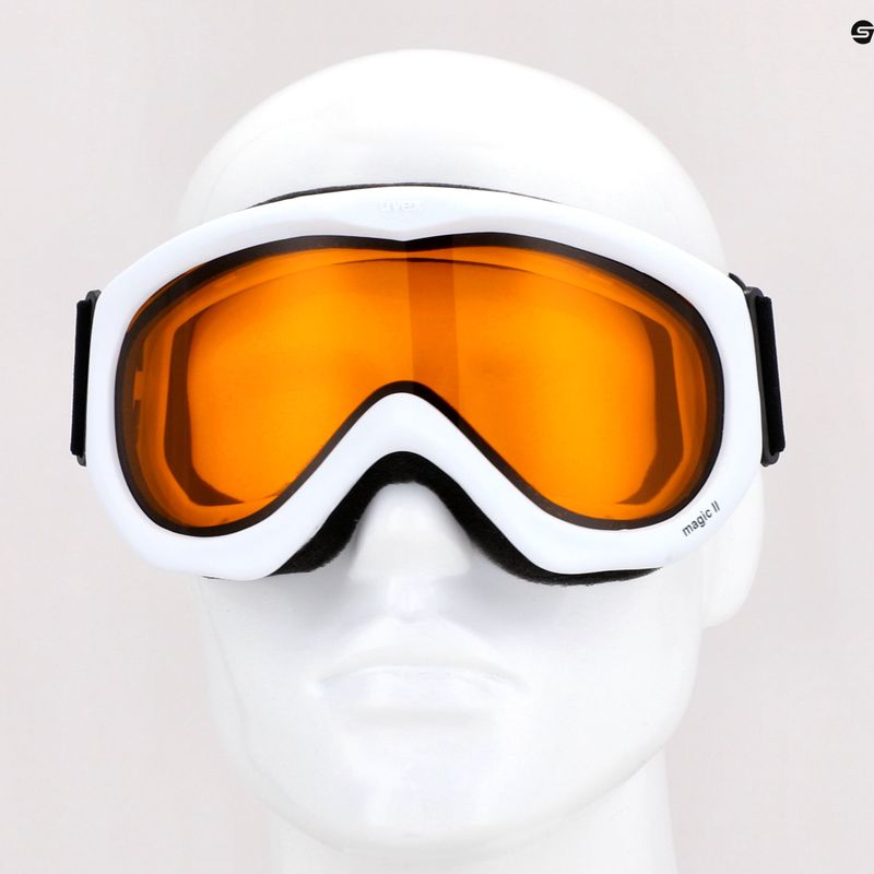 UVEX occhiali da sci Magic II bianco/oro lite chiaro 9