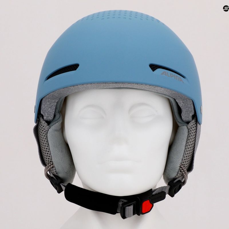 Casco da sci Alpina per bambini Zupo skyblue opaco 14