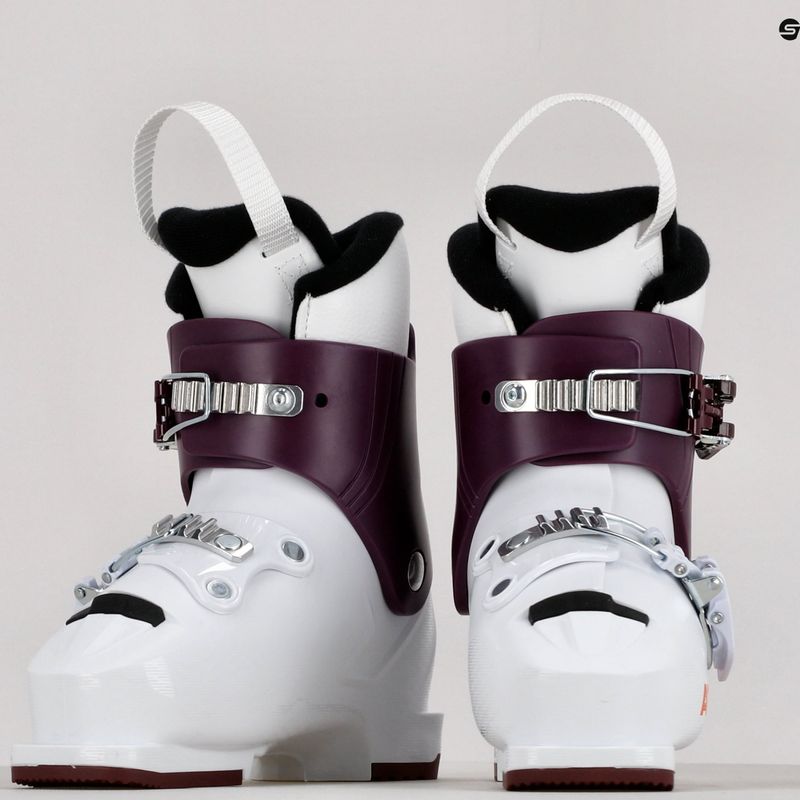 Scarponi da sci per bambini Atomic Hawx Girl 2 bianco/bordeaux 10