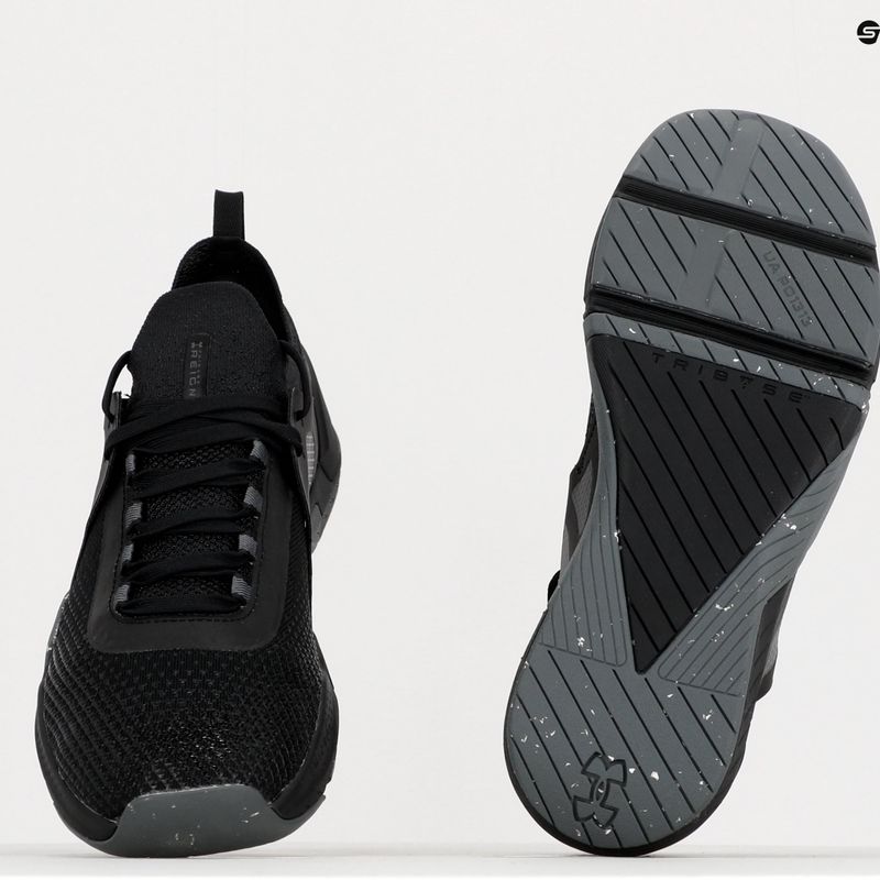 Under Armour UA Tribase Reign 4 Pro, scarpe da allenamento da uomo, nero/nero/grigio 13