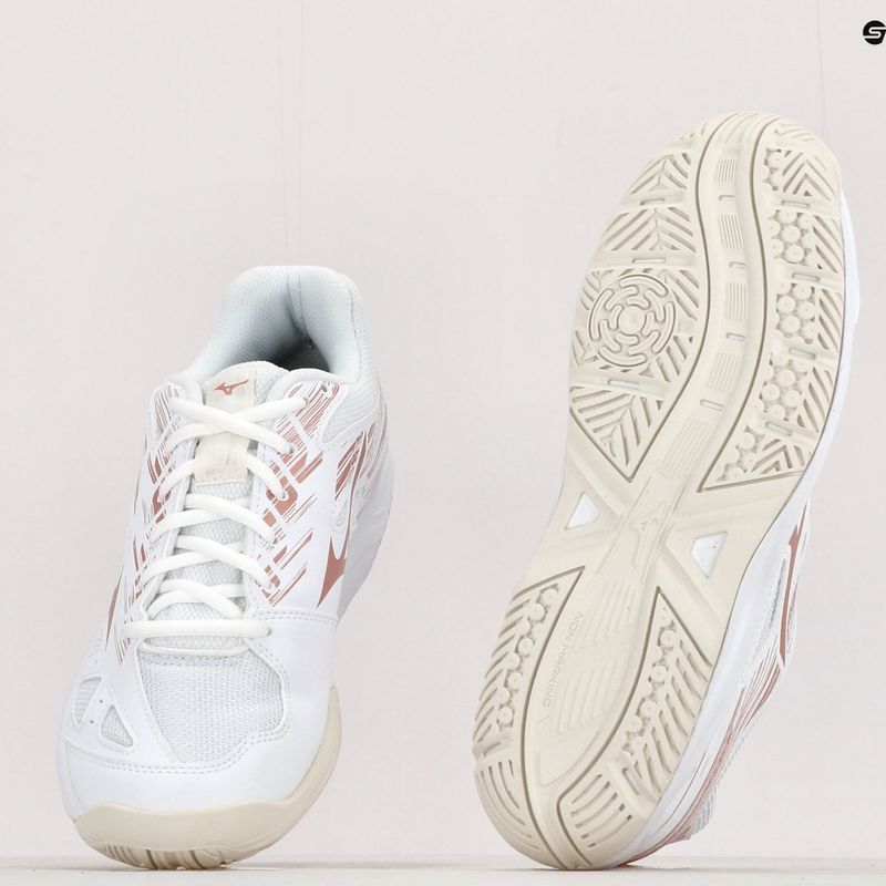 Scarpe da pallamano Mizuno Stealth Star C per bambini bianco X1GC2107K36 15
