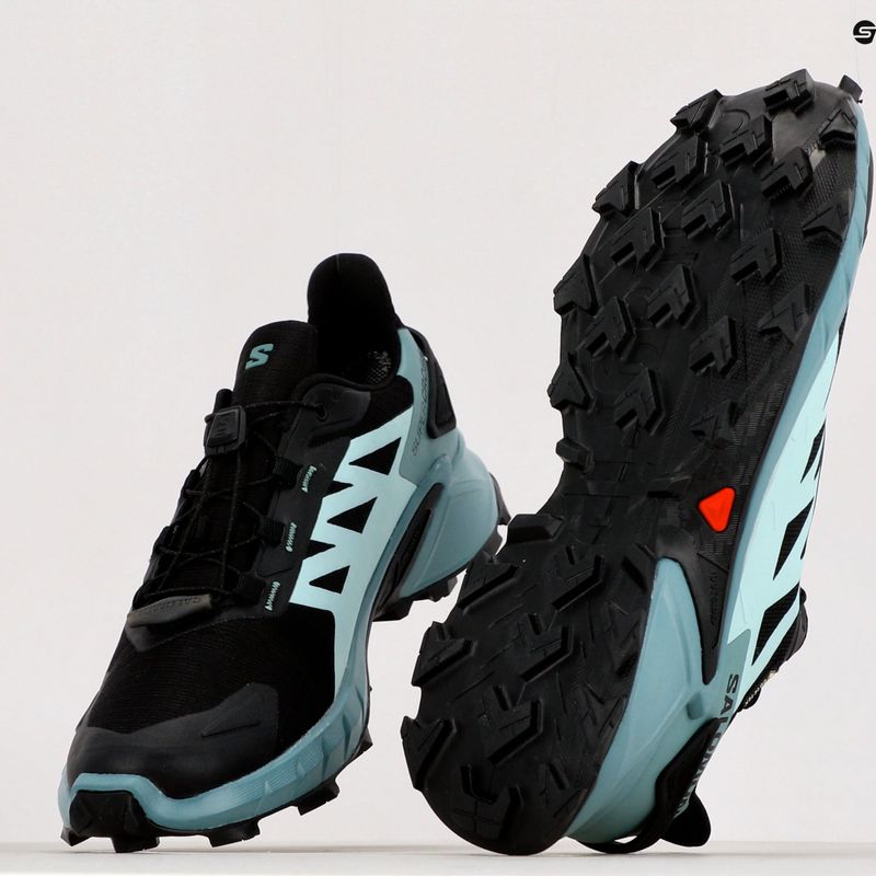 Scarpe da corsa da donna Salomon Supercross 4 GTX nero/trecciolino/yucca 21