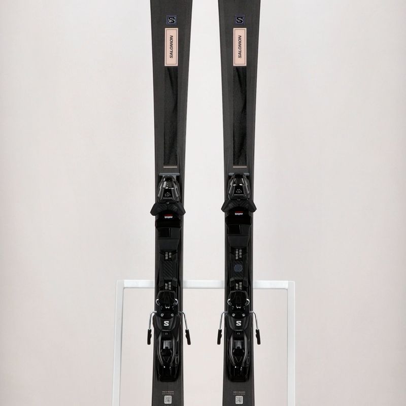 Sci da discesa da donna Salomon S/Max 8W + attacchi M10 nero 16