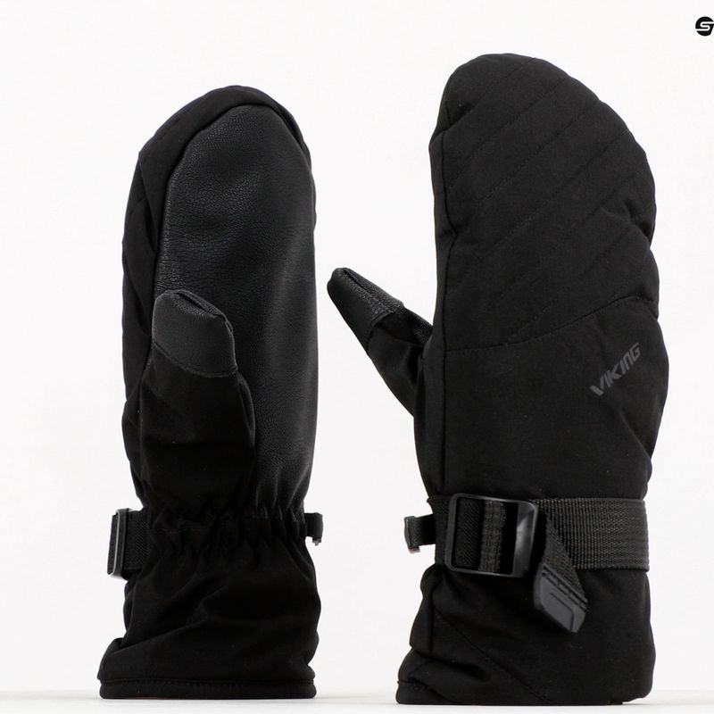 Guanti da sci da uomo Viking Espada Mitten nero 10
