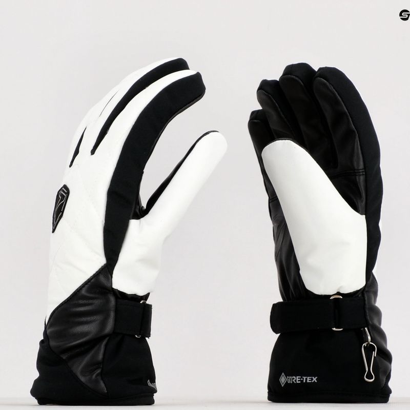 Guanti da sci da donna ZIENER Kamea GTX bianco 801198 10