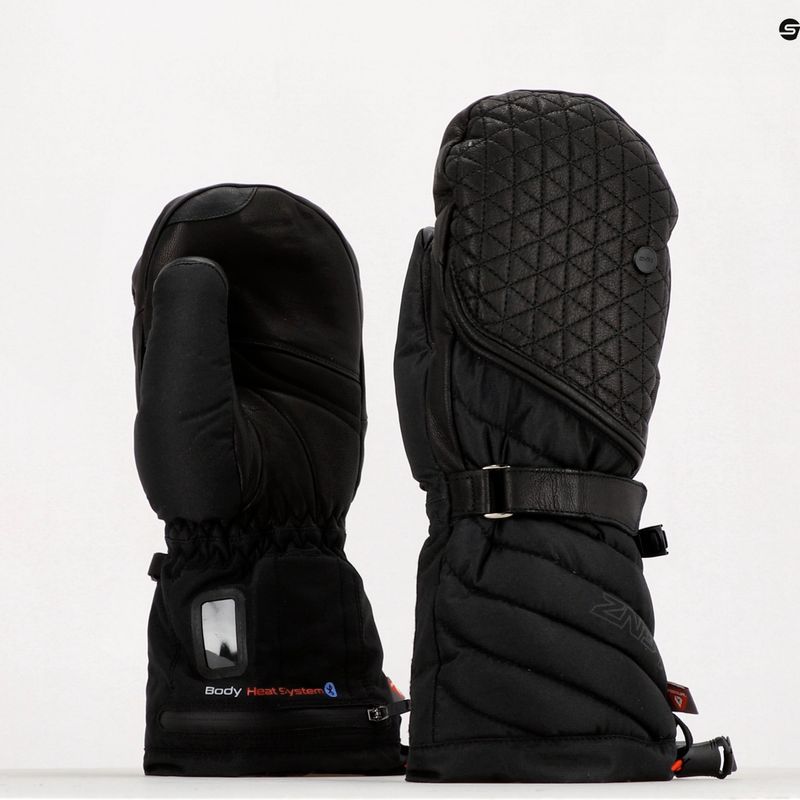 Guanto da sci riscaldato da donna Lenz Heat Glove 6.0 Finger Cap Mittens nero 8