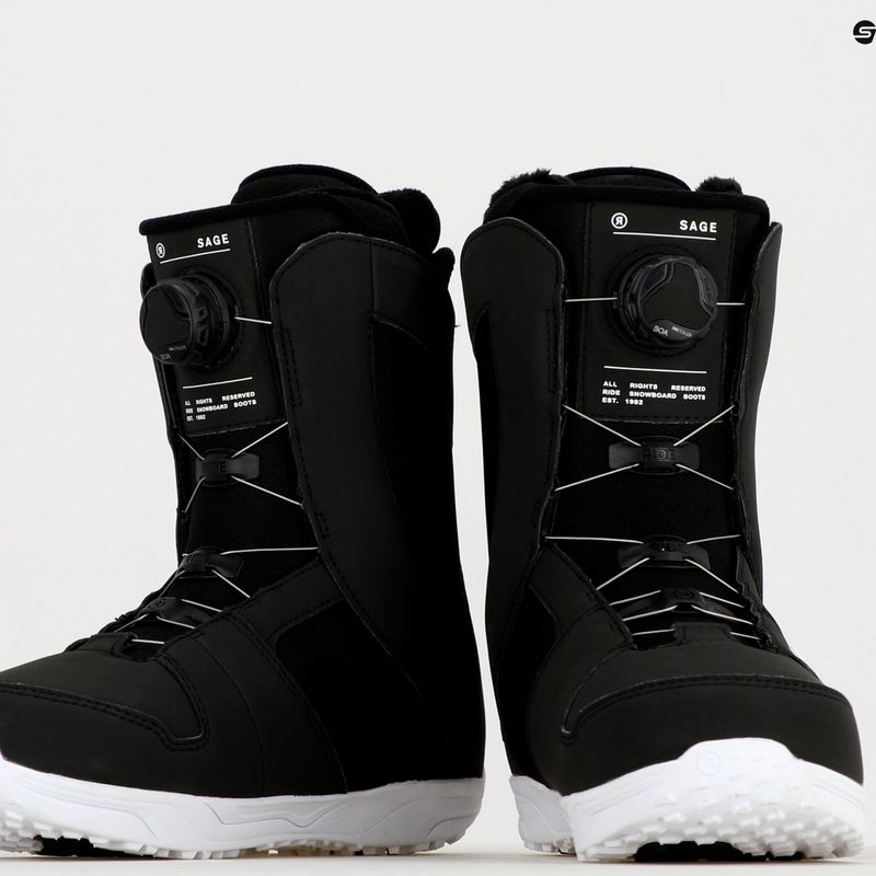 Scarponi da snowboard da donna RIDE Sage 2022 nero 12