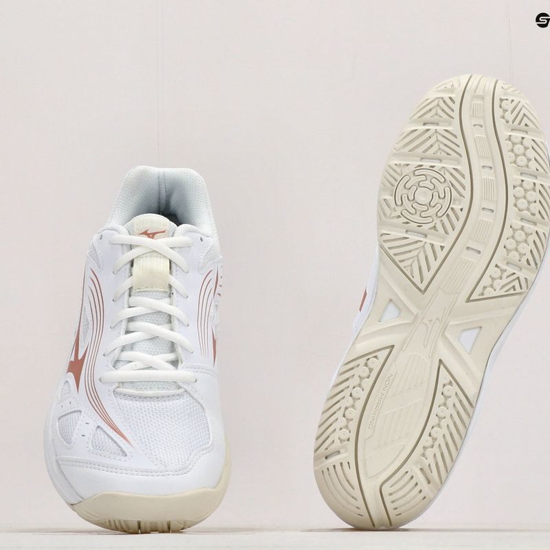 Scarpe da pallavolo donna Mizuno Cyclone Speed 3 bianco/rosa V1GC2180K36_36.0/3.5 12