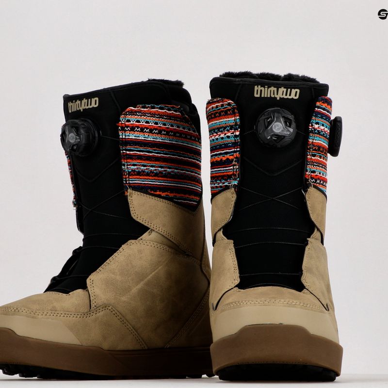 Scarponi da snowboard da donna ThirtyTwo Lashed Double Boa W'S tan/gum 11