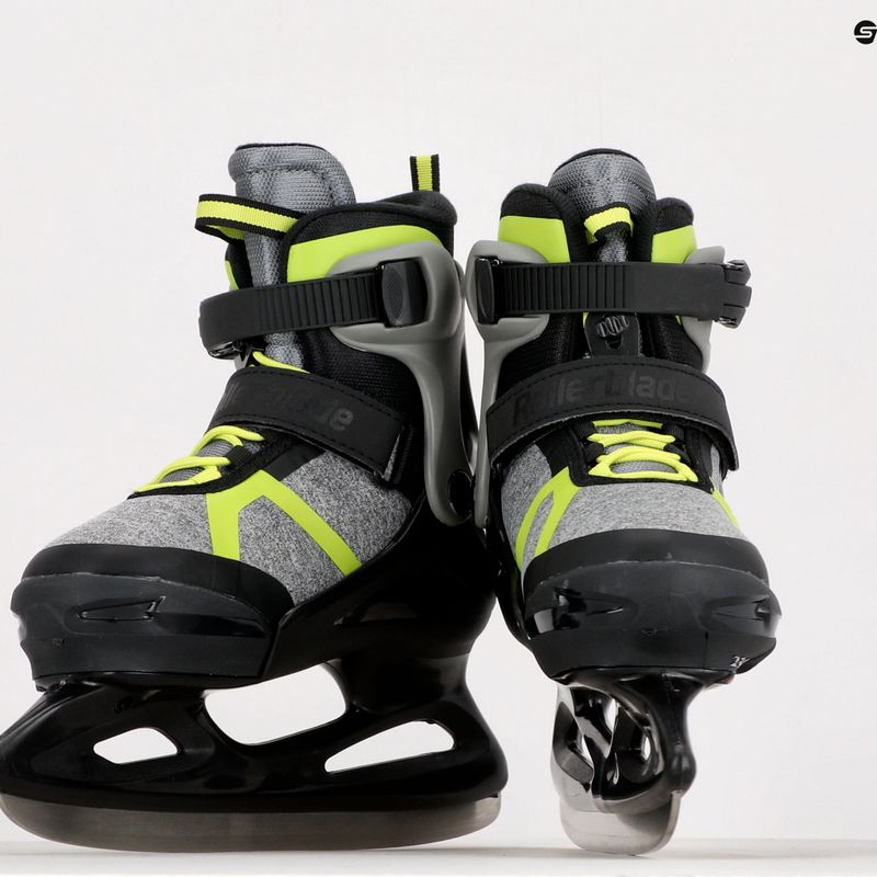 Pattini Rollerblade Comet XT per bambini nero/lime 9
