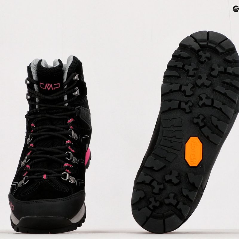 Stivali da trekking da donna CMP Athunis Mid nero 31Q4976 18