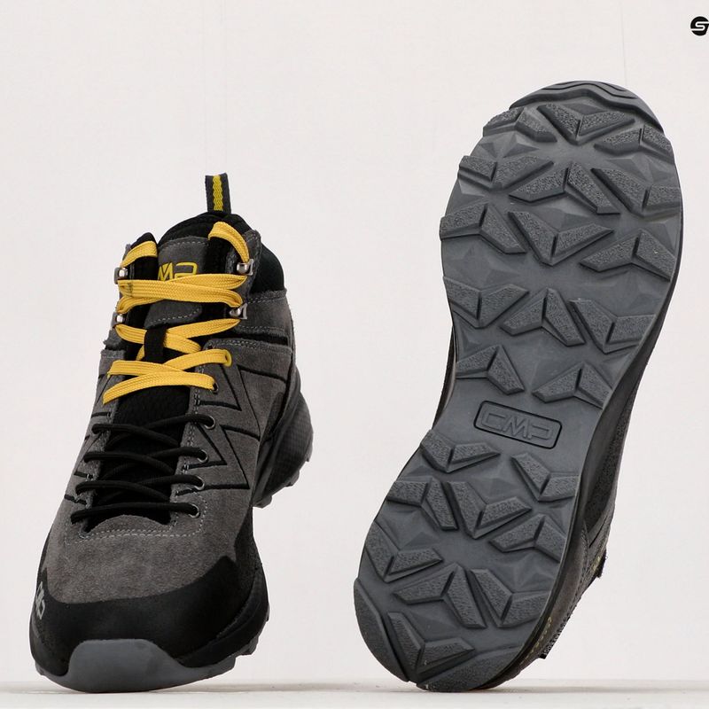 Stivali da trekking da uomo CMP Kaleepso Mid grigio 31Q4917 18