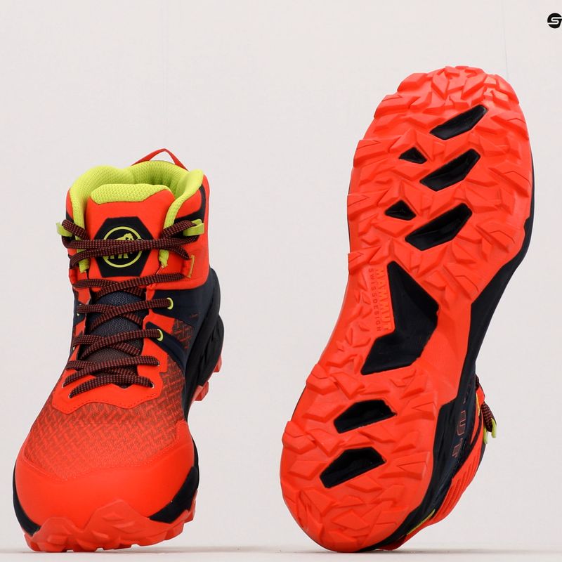 Scarponi da trekking da uomo Mammut Sertig II Mid GTX rosso caldo/marino 13