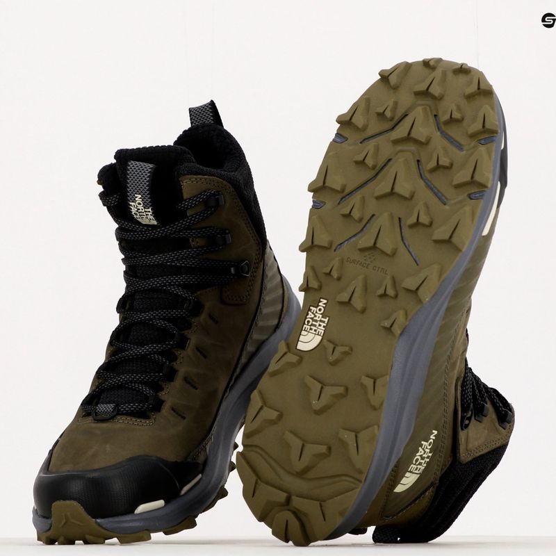 Stivali da trekking da uomo The North Face Vectiv Fastpack Insulated Futurelight oliva militare/nero 18