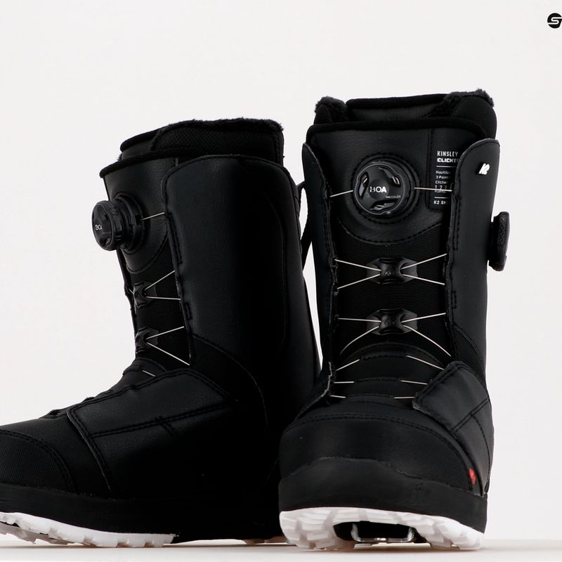 Scarponi da snowboard K2 Kinsley Clicker X Hb nero 18