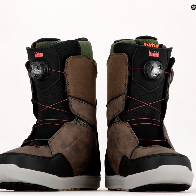 Scarponi da snowboard da uomo ThirtyTwo Lashed Double Boa Bradshaw '22 marrone 14