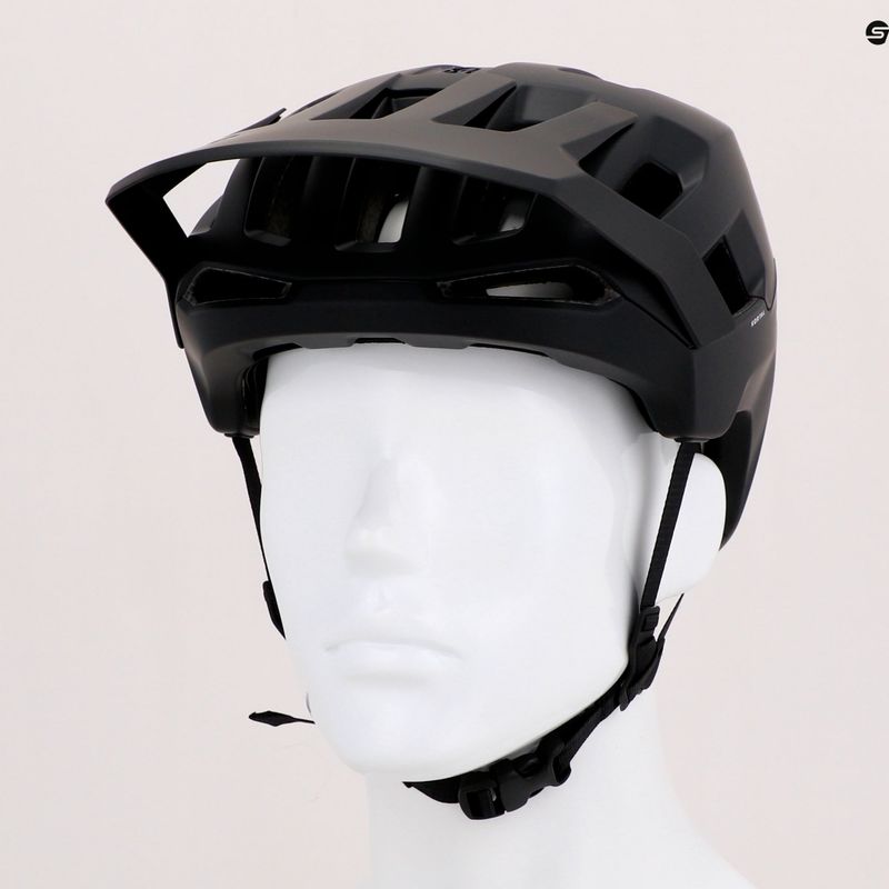 Casco da bici POC Kortal nero uranio/verde epidote metallizzato/opaco 15