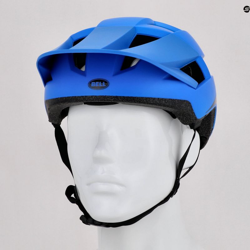 Casco da bici Bell Spark blu/nero lucido opaco 9