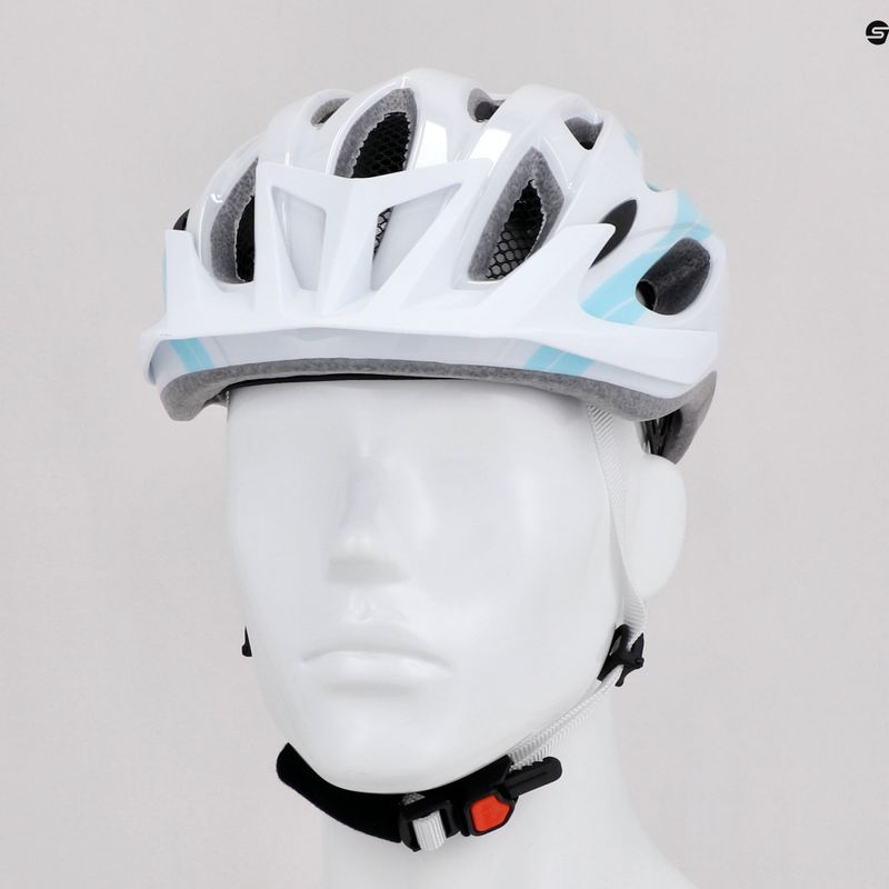 Casco da bici Alpina MTB 17 bianco/azzurro 9