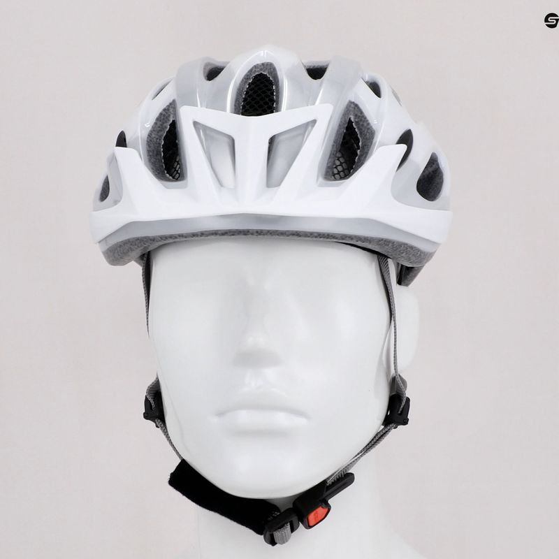 Casco da bici Alpina MTB 17 bianco/argento 9