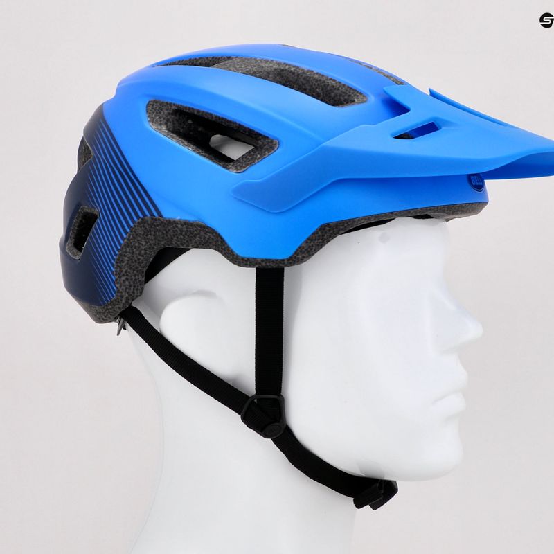 Casco da bici Bell Vert nero opaco/blu scuro 9