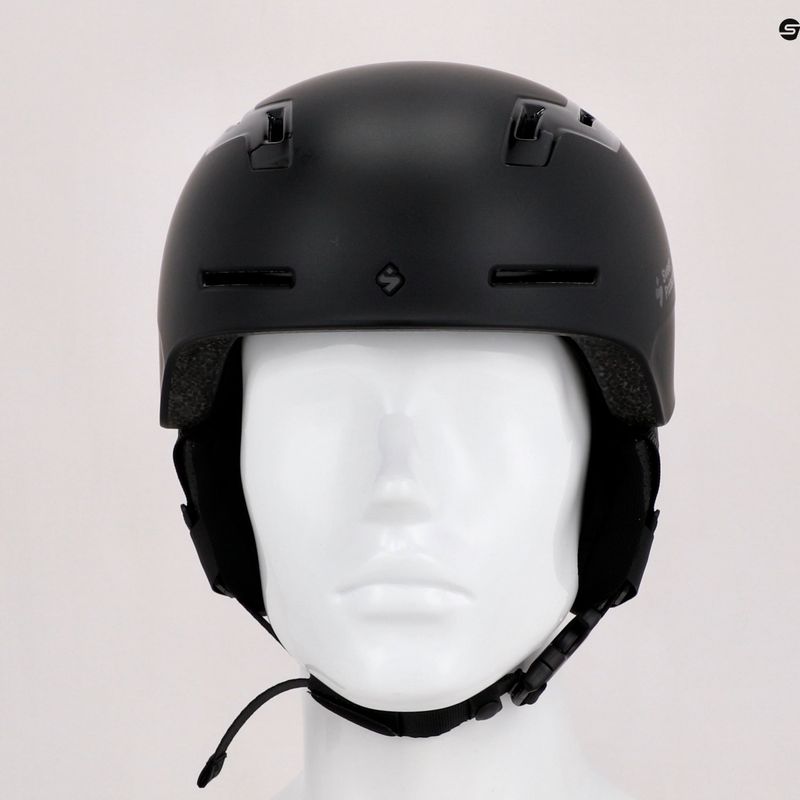 Casco da sci Sweet Protection Winder dirt nero 15