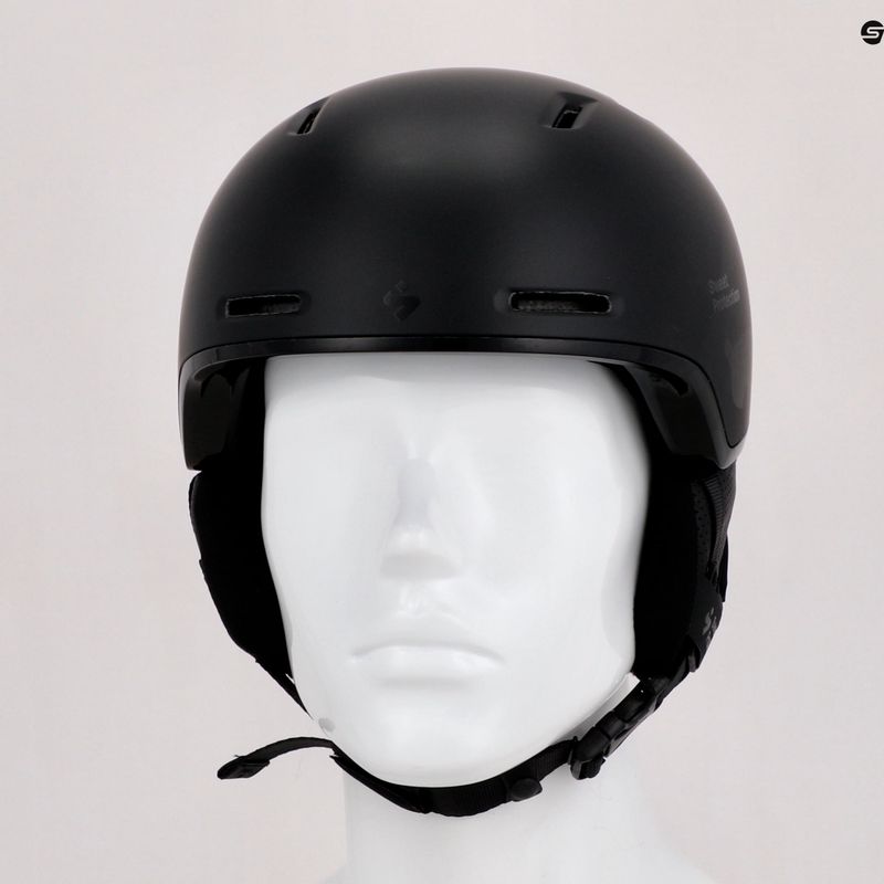 Casco da sci Sweet Protection Looper dirt nero 15