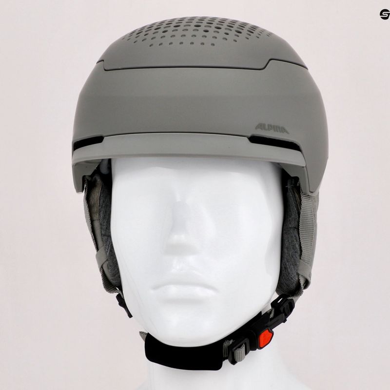 Casco da sci Alpina Gems moon/grigio opaco 15