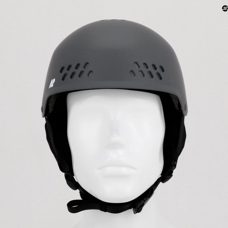 Casco da sci K2 Emphasis antracite perlato opaco 12