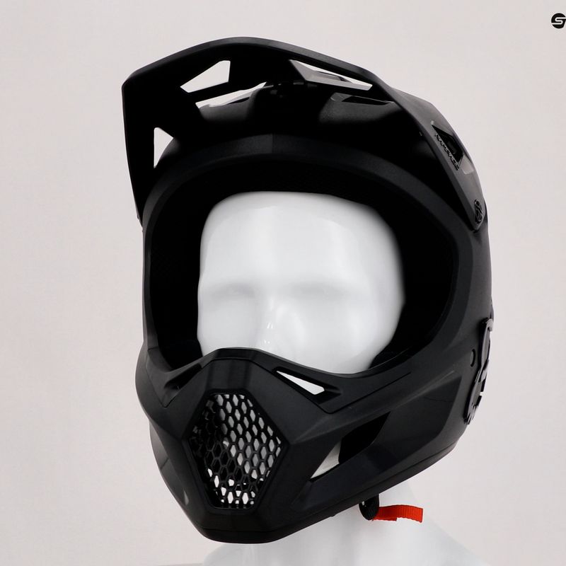 Casco da bici Fox Racing Rampage nero/nero 15