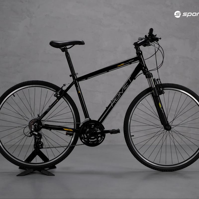 Fitness bike Romet Orkan M nero/oro 17