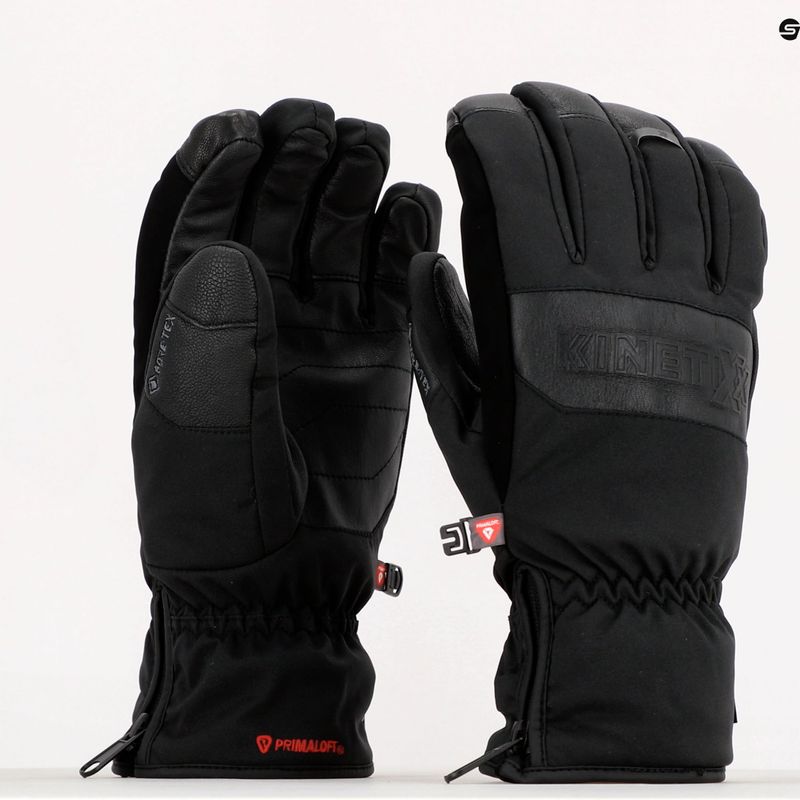 Guanto da sci KinetiXx Blake Ski Alpin GTX da uomo nero 7