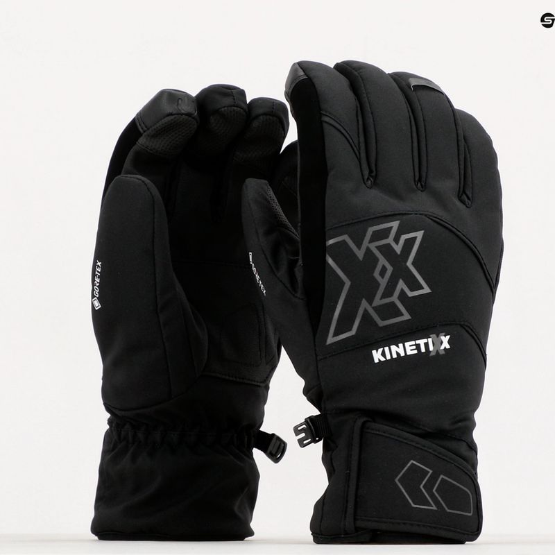 Guanti KinetiXx Barny Ski Alpin da uomo, nero 6
