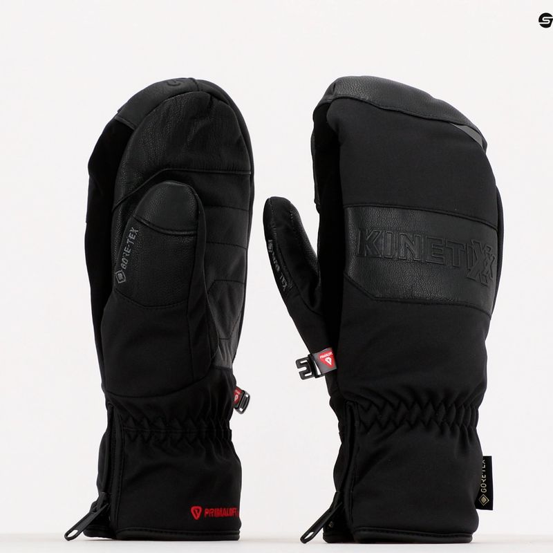 KinetiXx Blake Ski Alpin Mitten GTX da uomo, nero 7